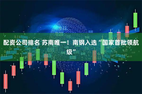 配资公司排名 苏南唯一！南钢入选“国家首批领航级”
